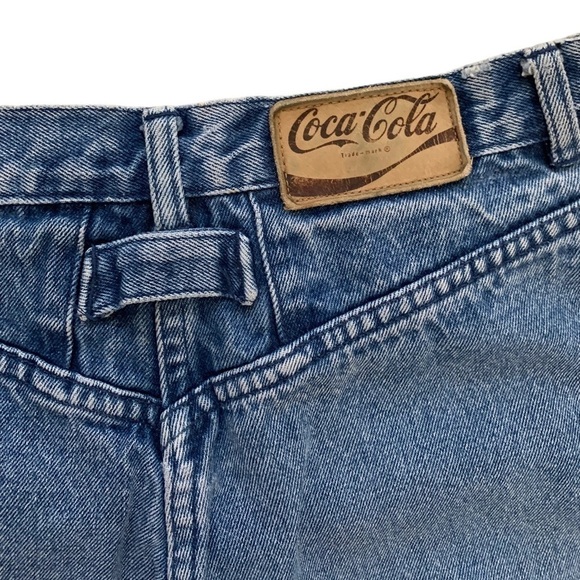 Rare Vintage 1980s Coca Cola Tapered High Waist Distressed Mom Jeans | Size 26 - Picture 11 of 16
